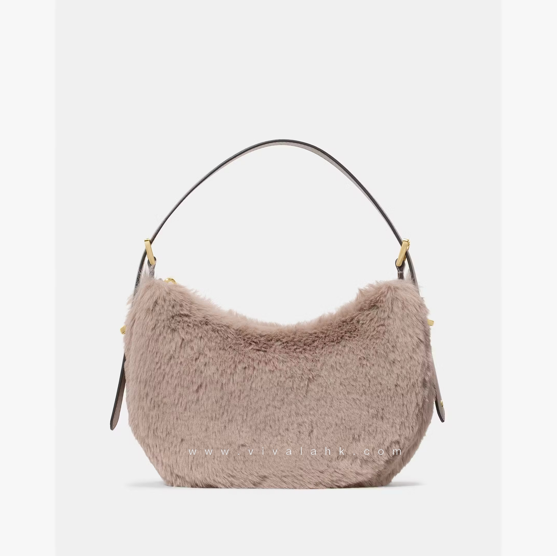 Kate Spade - Nova Faux Fur Small Crescent Shoulder Bag