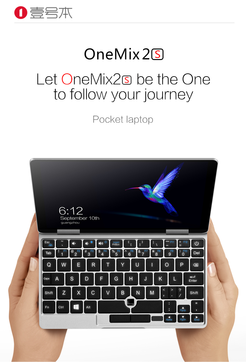 ONE-NETBOOK One Mix 2S M3-8100Y Powerful 7