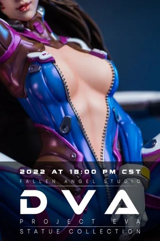 1/4 Scale DVA Project D.Va - Overwatch Resin Statue - Fallen Angel