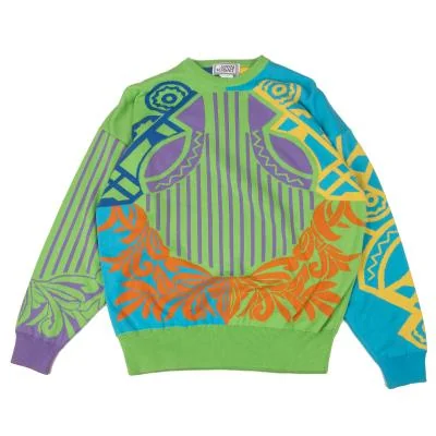 ジャンニヴェルサーチGIANNI VERSACE バイカラーポイントメデューサ