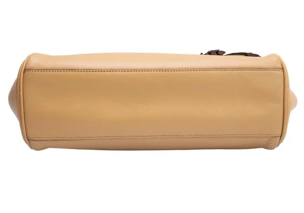 コーチCOACH がま口ポケットレザーバッグ ベージュ (K-151946)