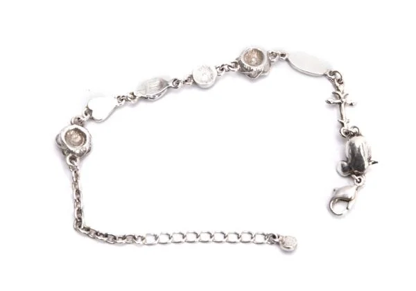 ジャンポールゴルチエJean Paul GAULTIER ローズスカル装飾チェーン