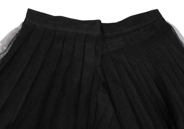 ノアール ケイ ニノミヤnoir kei ninomiya チュールプリーツレイヤード