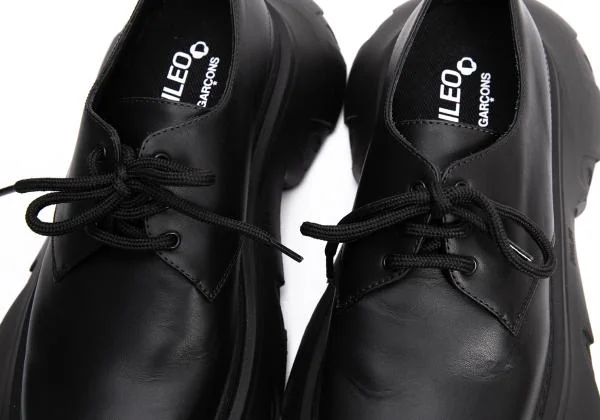 COMME des GARCONS×PHILEO Derby Shoes Black 39(About US8) (K-157646)
