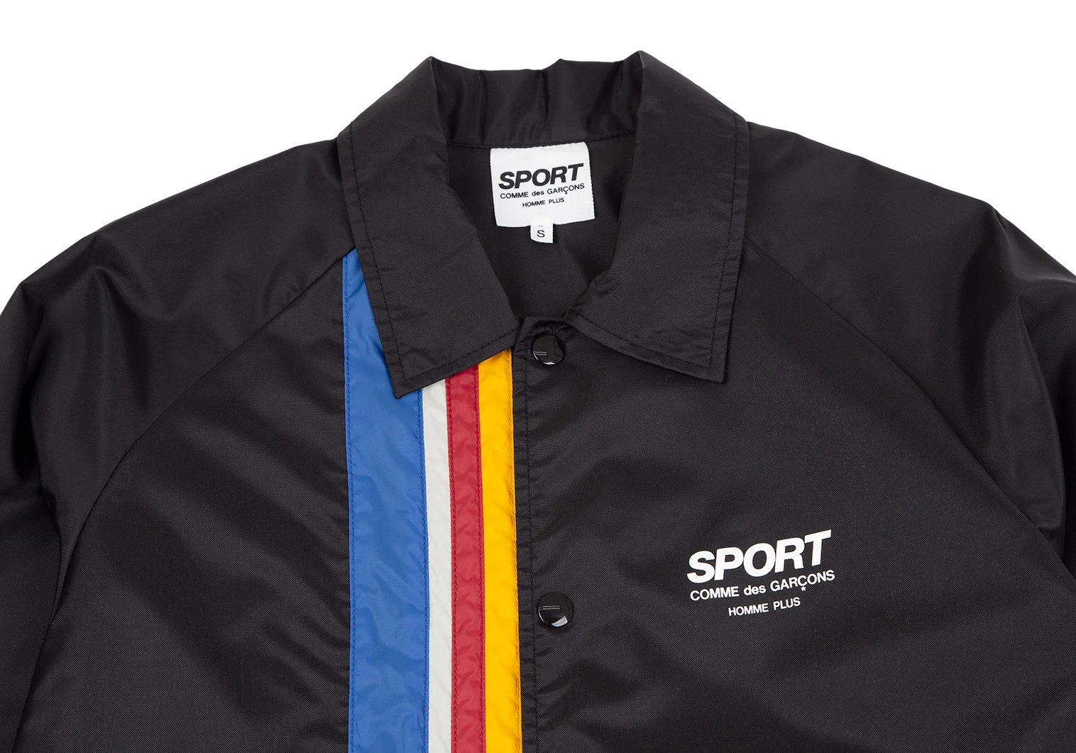 COMME des GARÇONS HOMME ストライプキャスケット BLK COMME des