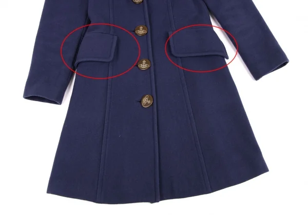 Vivienne Westwood Red Label ラブ襟オーブボタンコート ヴィヴィアン