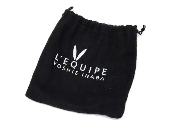 レキップ ヨシエイナバL'EQUIPE YOSHIE INABA ビジュー装飾レザー