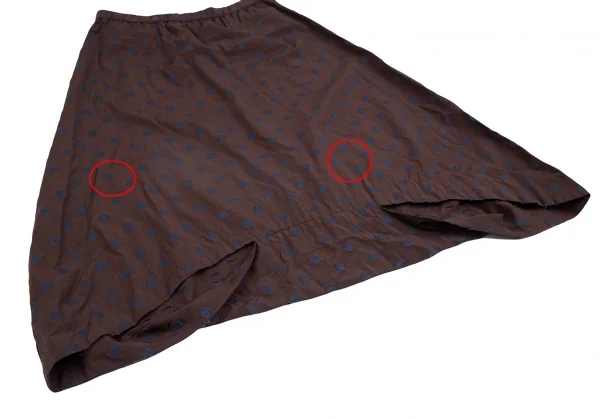 イッセイミヤケ ハートISSEY MIYAKE HaaT ドット打ち込みサルエル