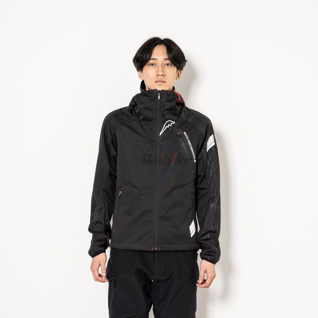 Webike | KUSHITANI クシタニ ミッドパーカー(K-1326-BK-L