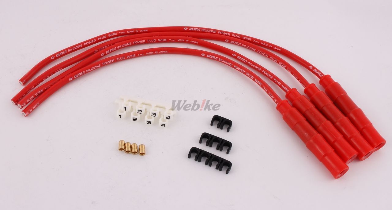 Webike | ULTRA ウルトラ 永井電子 シリコーンパワープラグコード