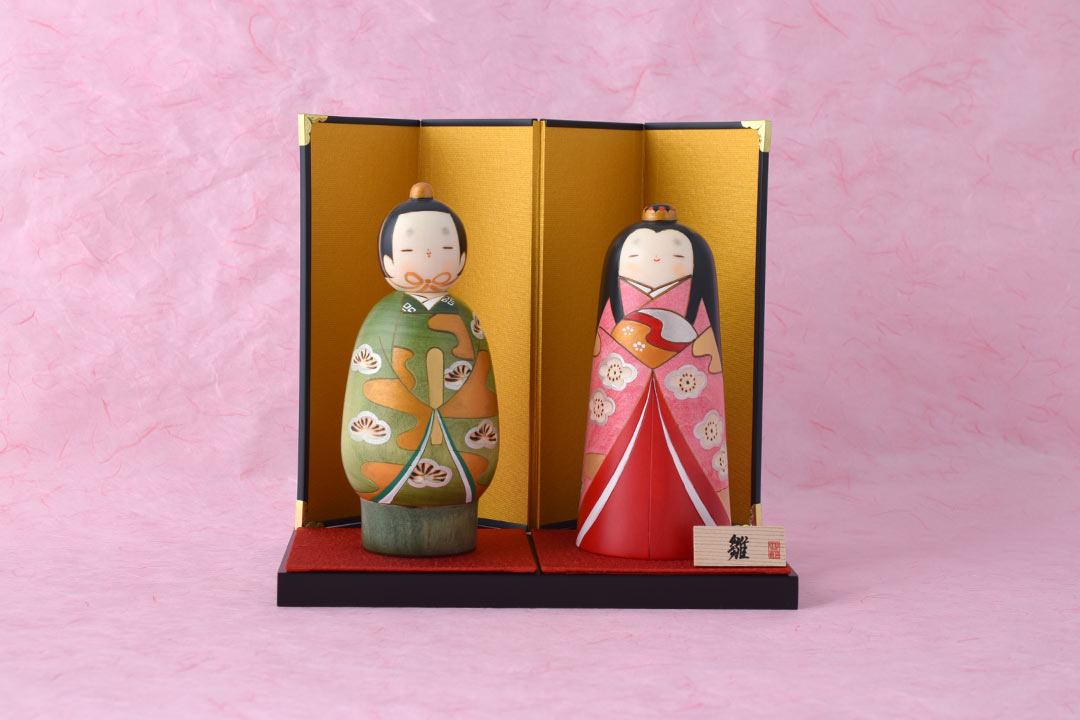 おひな様「立ち雛」セット (オヒナマサ「タチビナ」セット) - te-nori