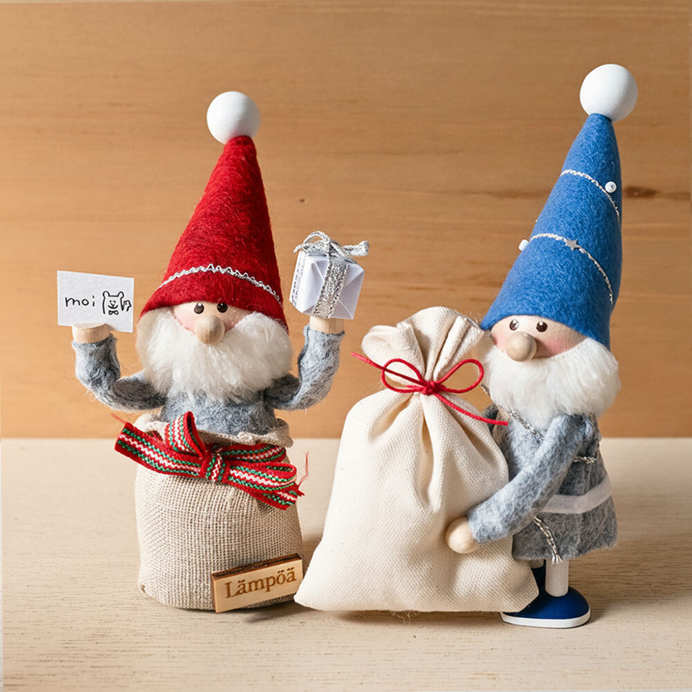 ☆te-nori限定＞ ノルディカニッセ プレゼント袋に入ったサンタ