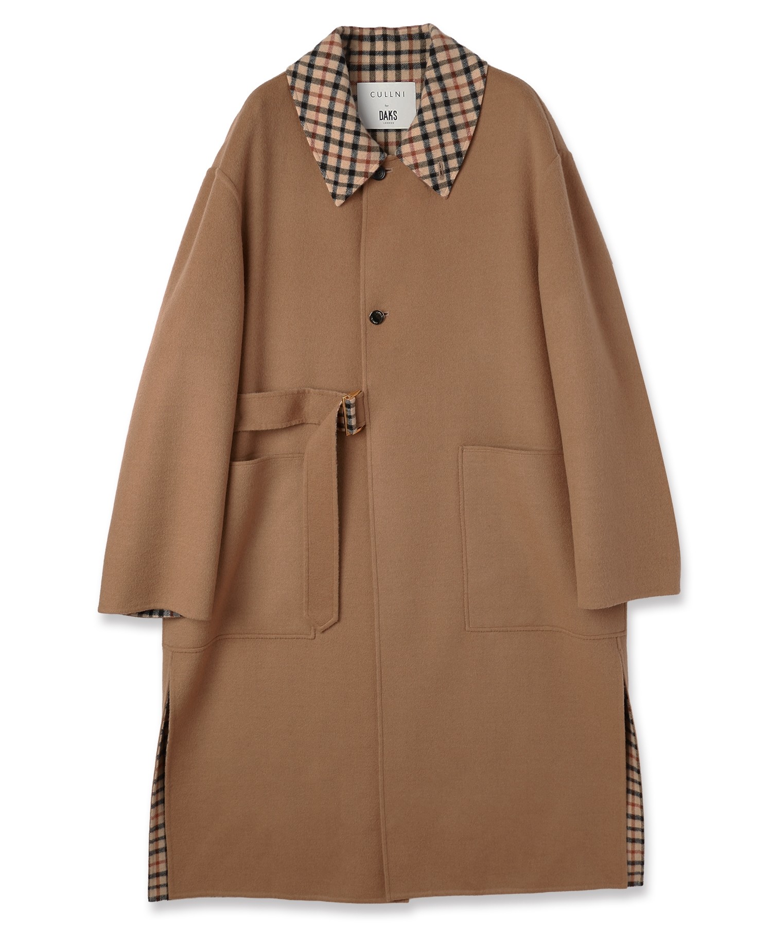 CULLNI ONLINE STORE / CULLNI for DAKS LONDON Tie Locken Long Coat