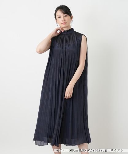 幾何学模様ノースリーブワンピース|ブールジュ | レリアン公式