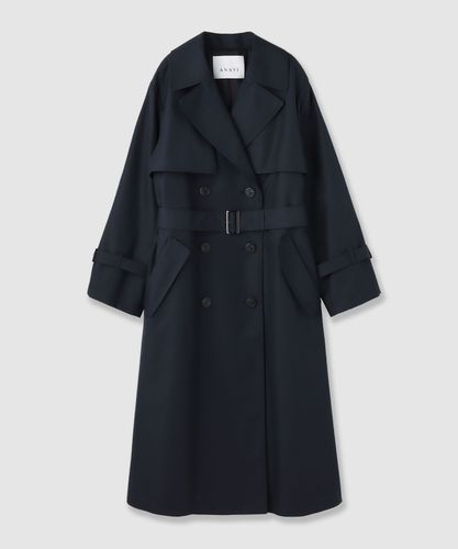 Eternal Line 2025】コンパクトストレッチノーカラーコート|ANAYI