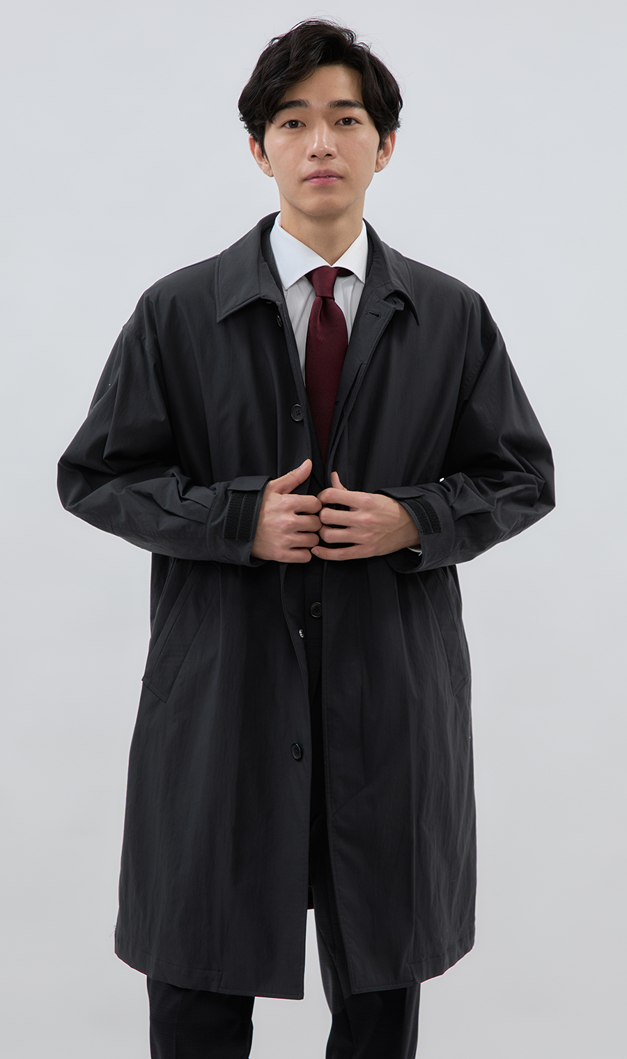 インサレーションステンカラーコート (GT62401-91) | HILTON | 紳士服