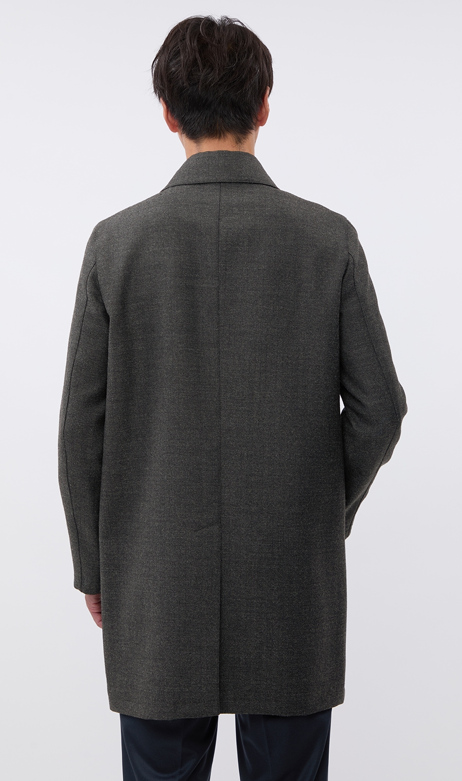 プレミアムステンカラーコート【ウール100%】 (7203R244-37) | Savile