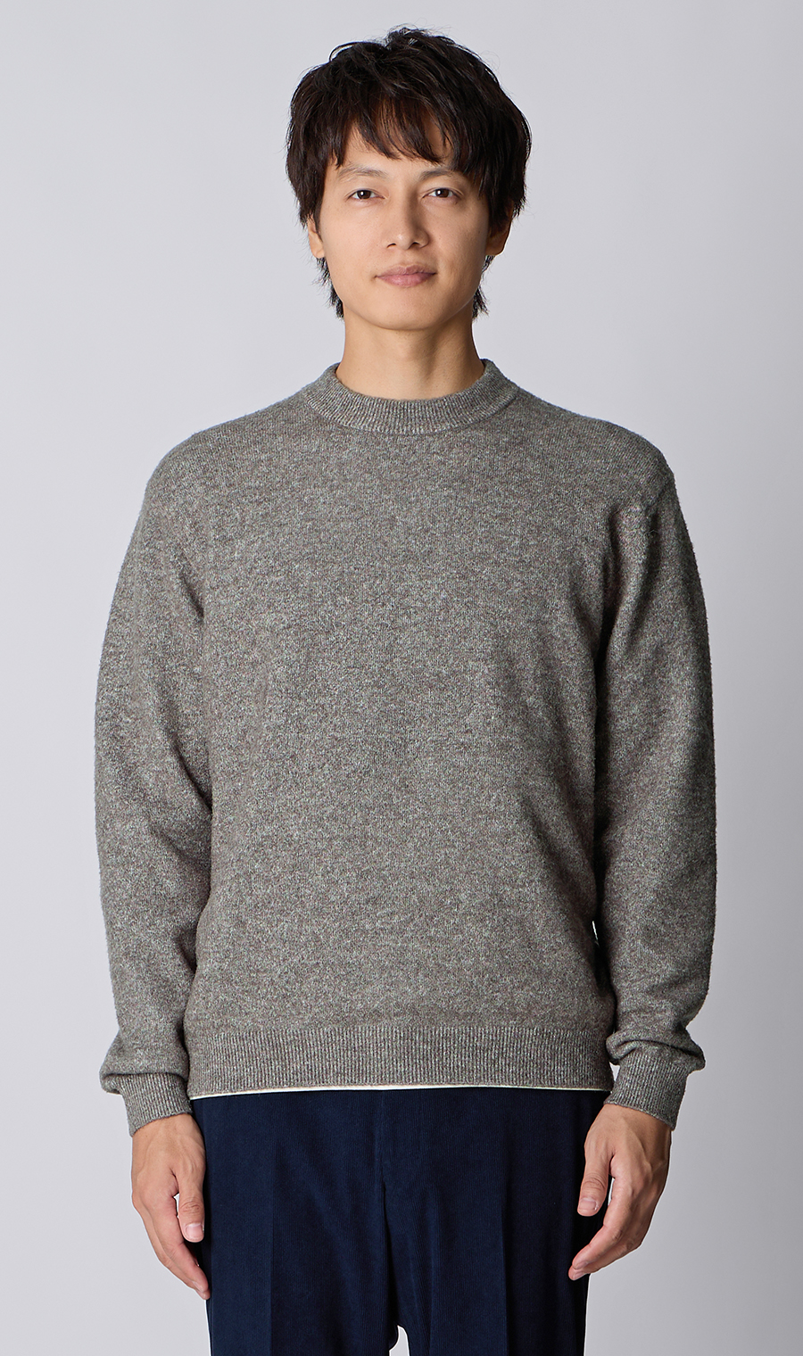 モックネックセーター【ブークレヤーン】 (ACKN5107-41) | ACTIBIZ