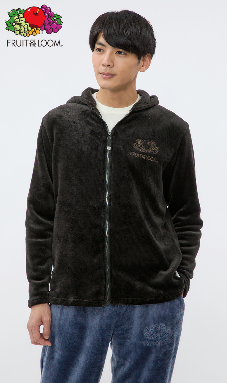 男女兼用】ボアフリースパーカー【セットアップ着用可】 (800811128-01