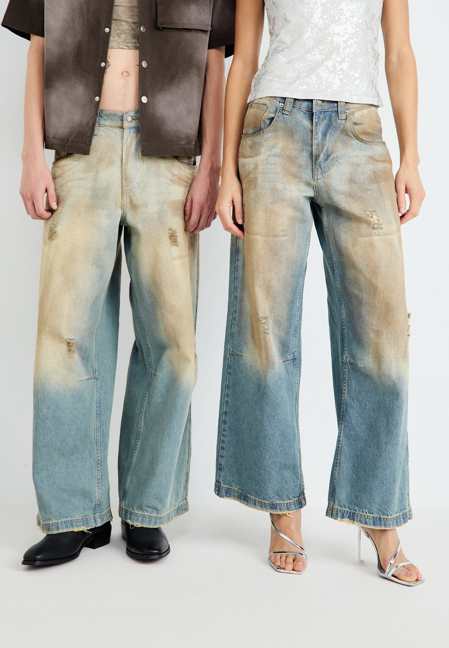 パンツ jaded london Mud Wash Colossus Jeans W30 Shop Mud Wash