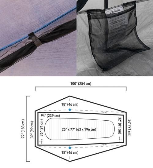 Made in USA◇Zpacks「Offset Solo Tent 1人用テント」 - アウトドア