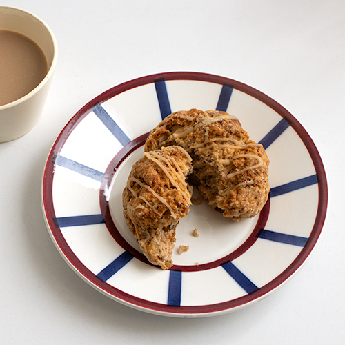 HBCM 'Béarn' バスク柄プレート16cm_A-D/クレイユモントロー