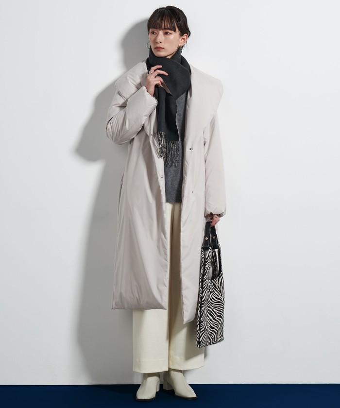 ADSダウン ショールカラーコート(505749224)｜阪急百貨店公式通販