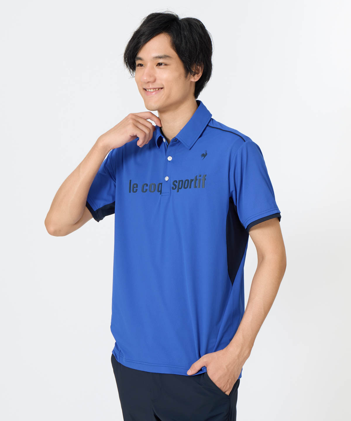 ルコックスポルティフ le coq sportif 接触冷感ストレッチポロシャツ