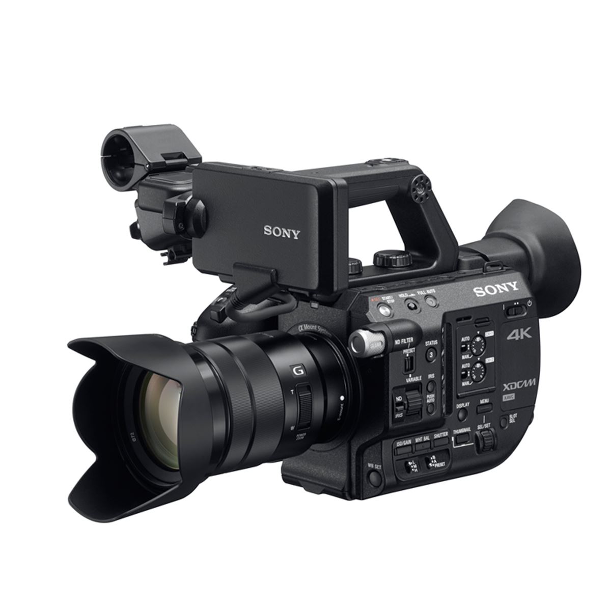 ソニー、本体重量0.8kgの4K対応XDCAMメモリーカムコーダー「PXW-FS5