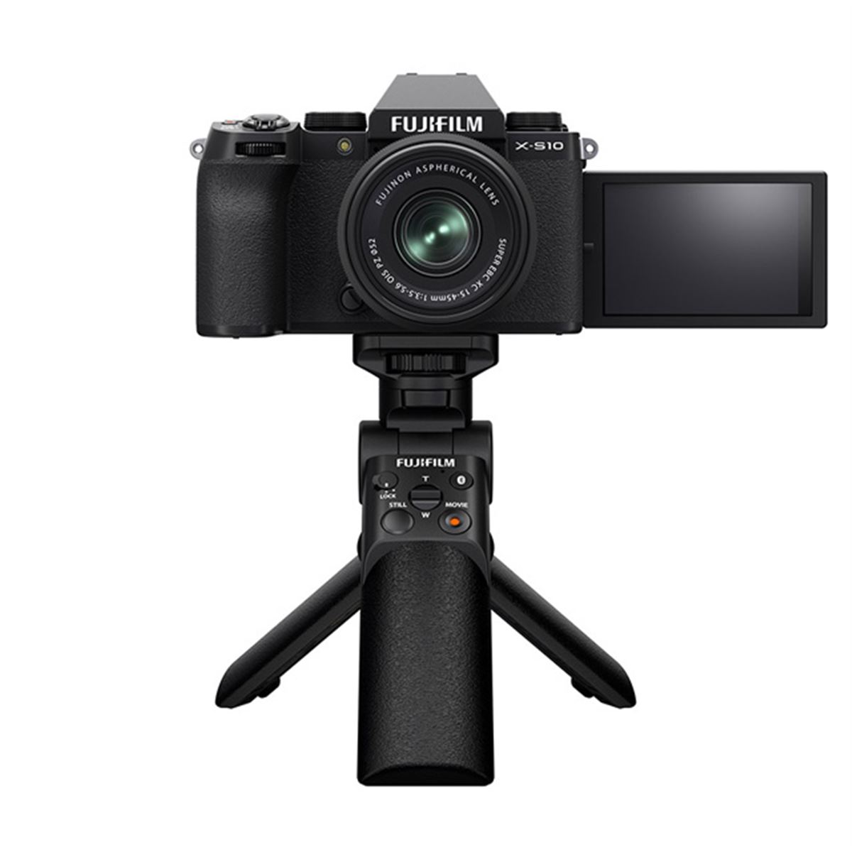 富士フイルム、ミラーレスカメラ「Xシリーズ」用三脚グリップ「TG-BT1