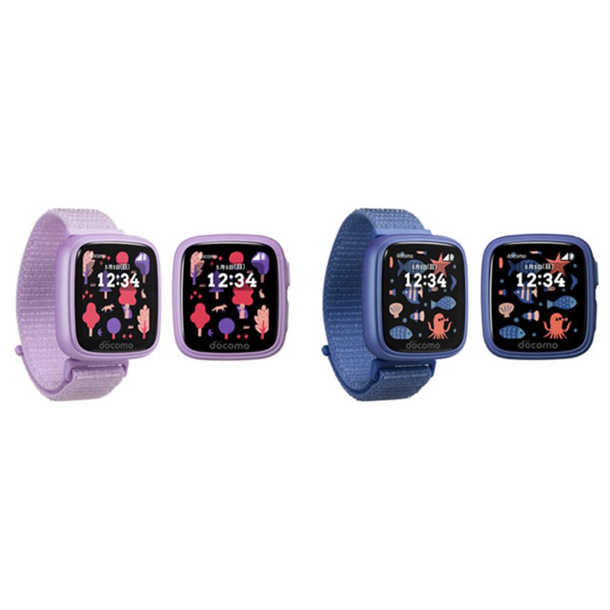 ドコモ、腕に装着できる「キッズケータイ コンパクト SK-41D」を2024年