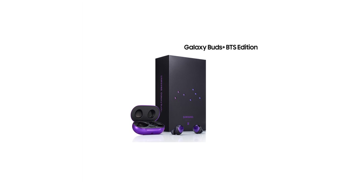 サムスン、完全ワイヤレスイヤホン「Galaxy Buds+」に「BTS」コラボ
