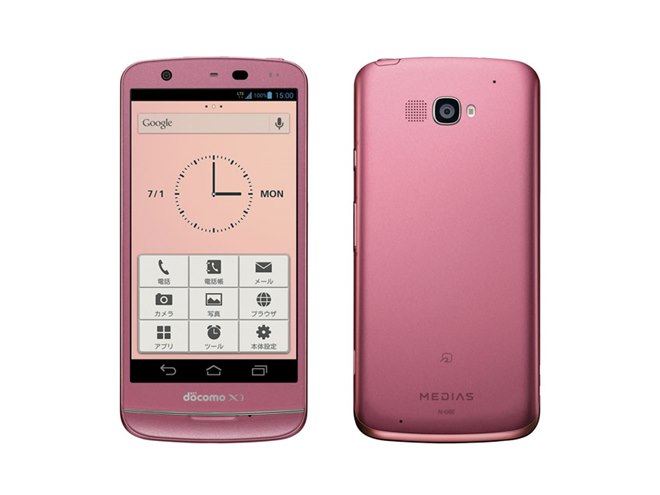 NEC、シンプルUIを搭載した4.7型有機ELスマホ「MEDIAS X N-06E