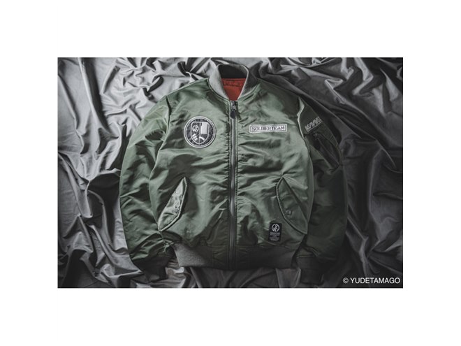 AVIREX×キン肉マン、「ソルジャーチーム」デザインのMA-1フライト