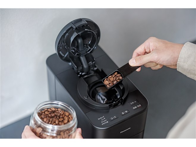 パナソニック、6種類の味わいを楽しめる全自動コーヒーメーカー「NC