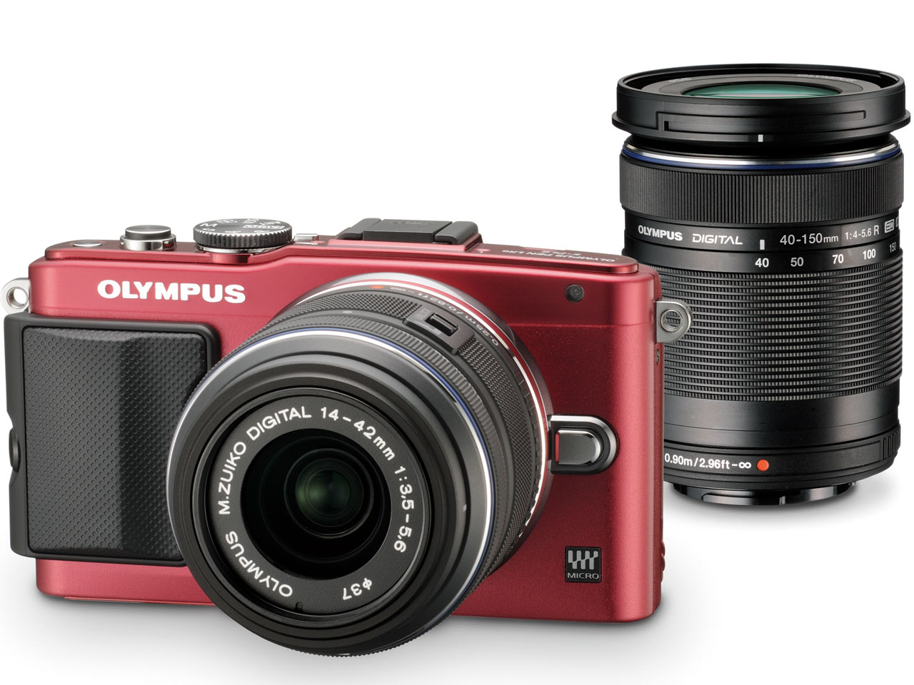 オリンパス OLYMPUS PEN Lite E-PL6 ダブルズームキット [レッド] 価格