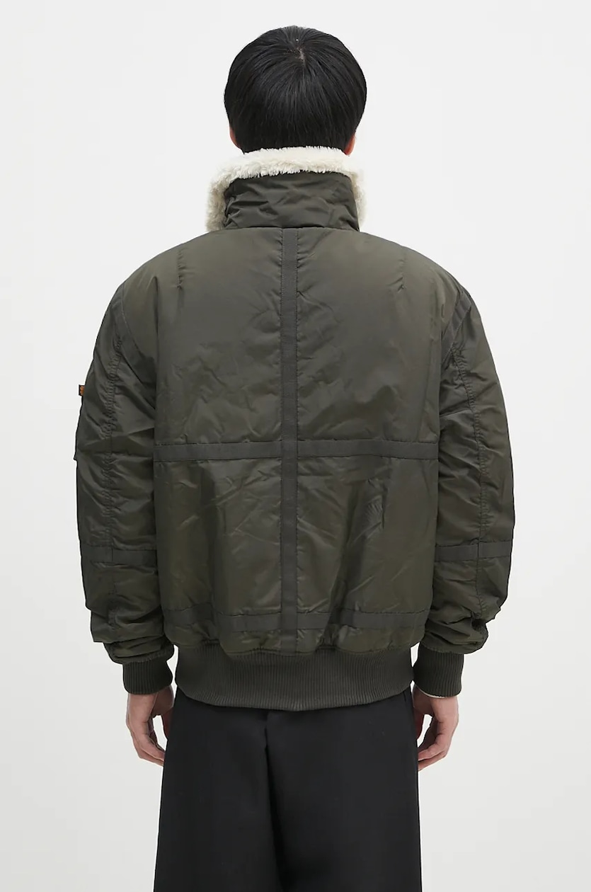 Alpha Industries jacket B15-3 men's green color 198122 at PRM US