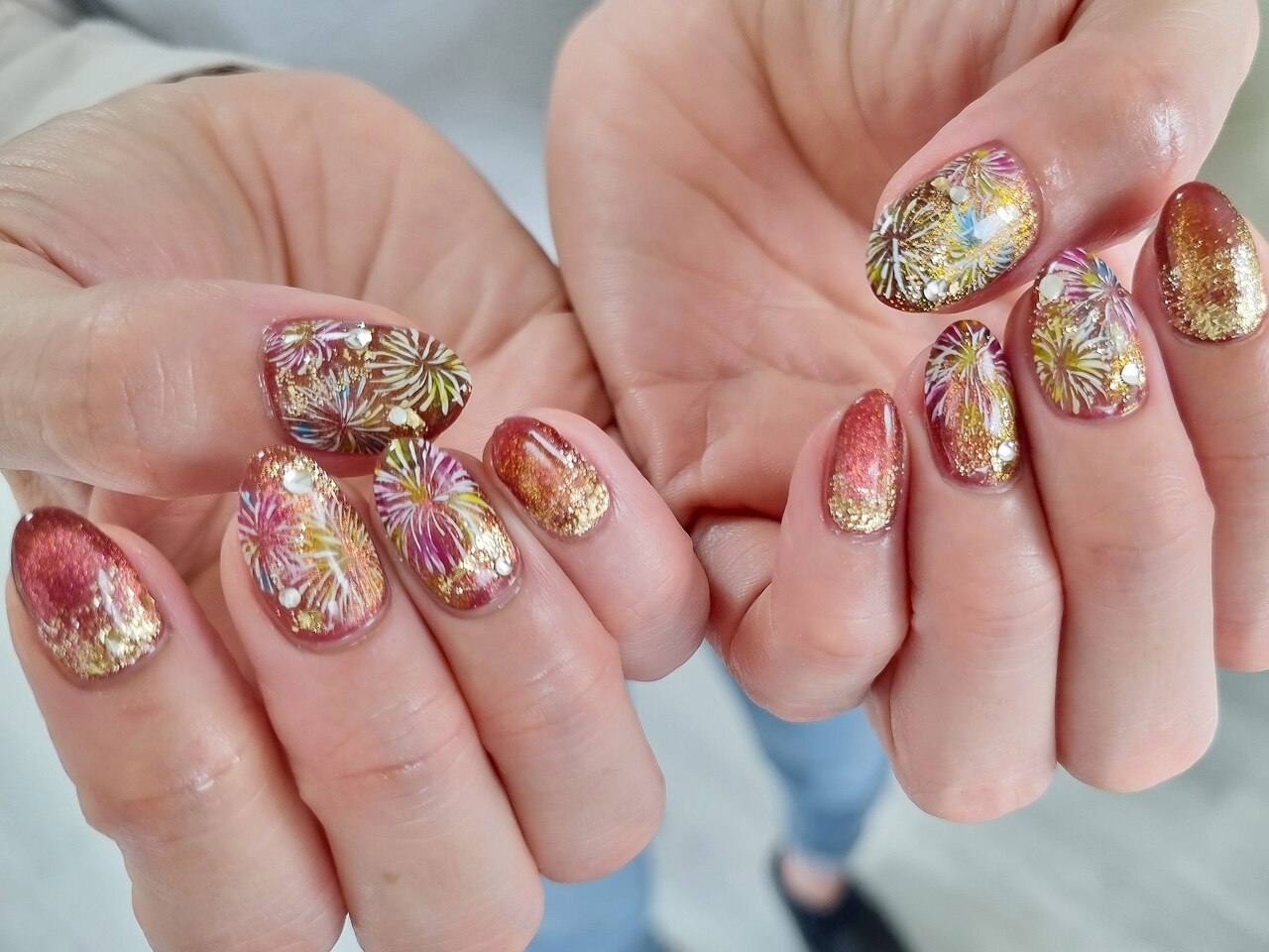 ネイルチップ サマー Amazon | ネイルチップ 足 24枚入り 親指 ネイル