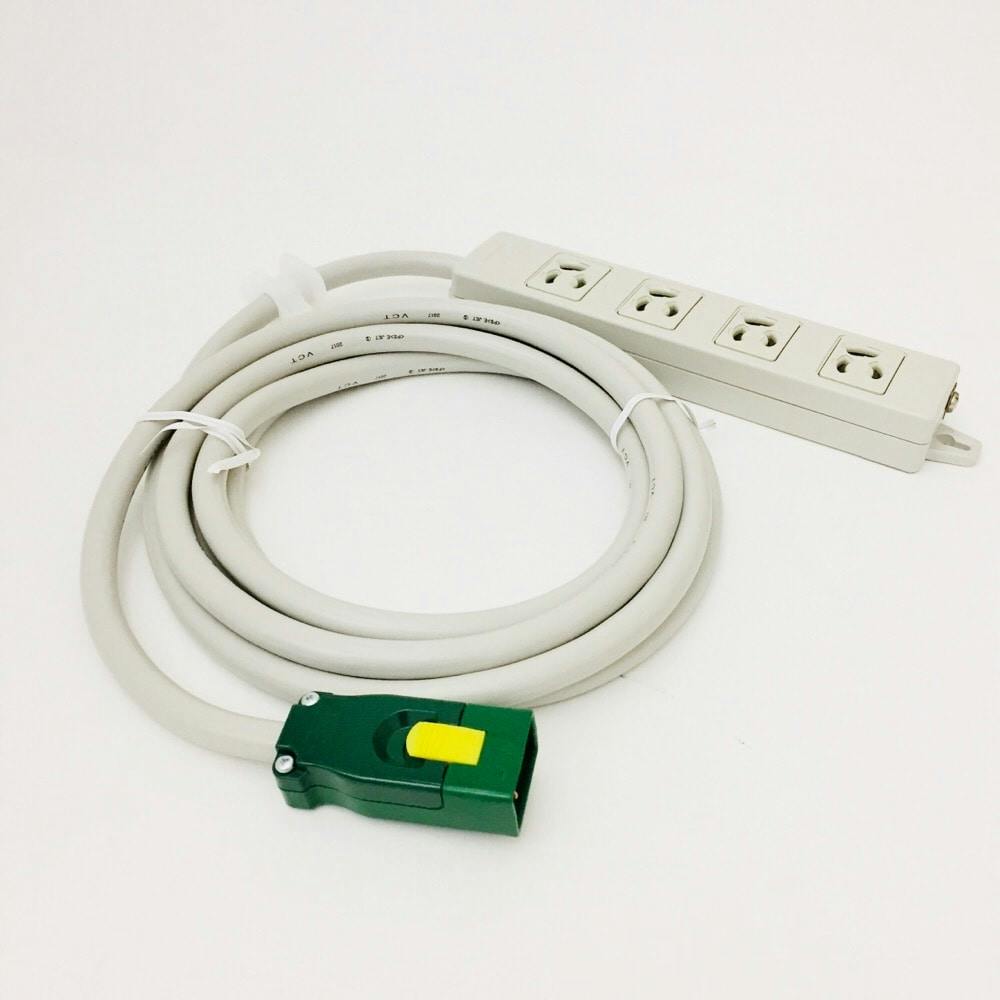 パナソニック ハーネス用OAタップ 接地2P15A 125V 抜け止め4コ口 3m