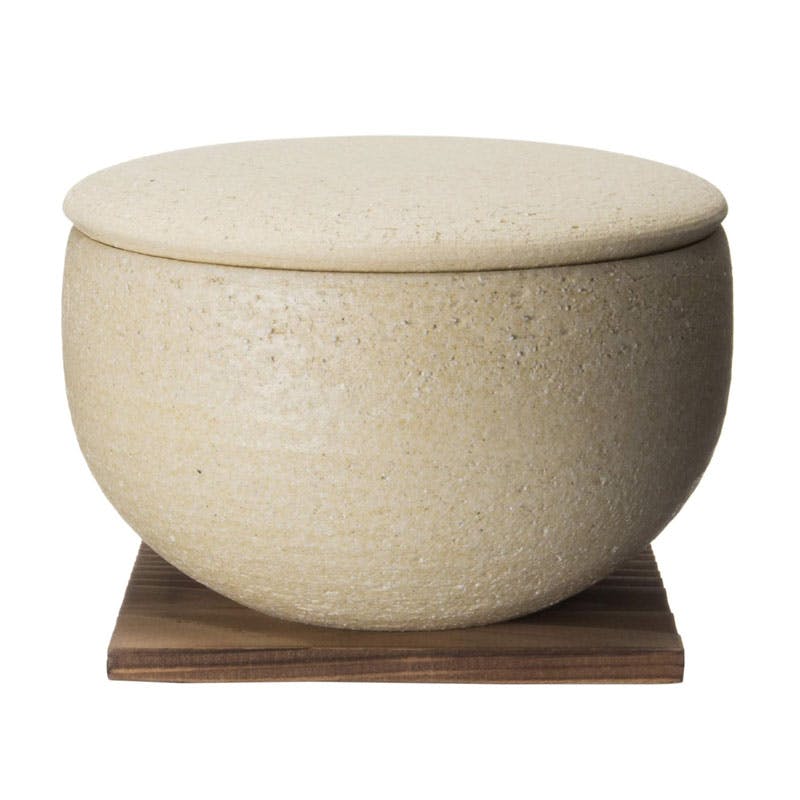 長谷園 陶珍 大 粉引 黄瀬戸 2合 敷板 陶製すのこ 伊賀焼 長谷製陶【と