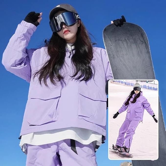 スノーボードウェア 上下セット レディース スキーウェア メンズ