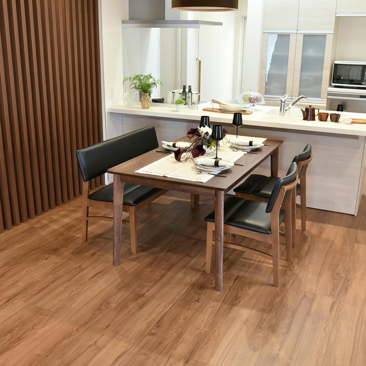 タマリビング ダイニングテーブル ブライト150 WAL ウォールナット