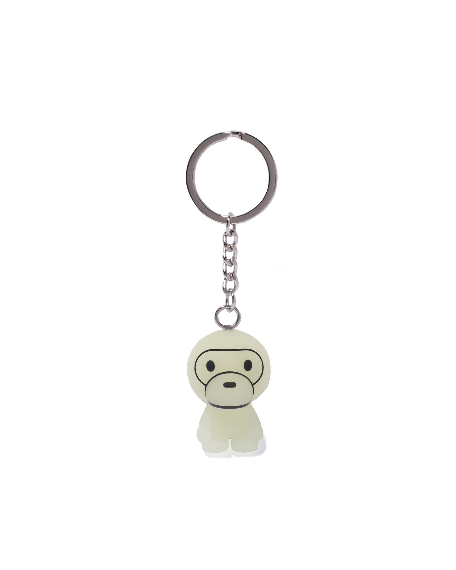 A BATHING APE® Glow in the Dark Baby Milo Keychain | Bape official