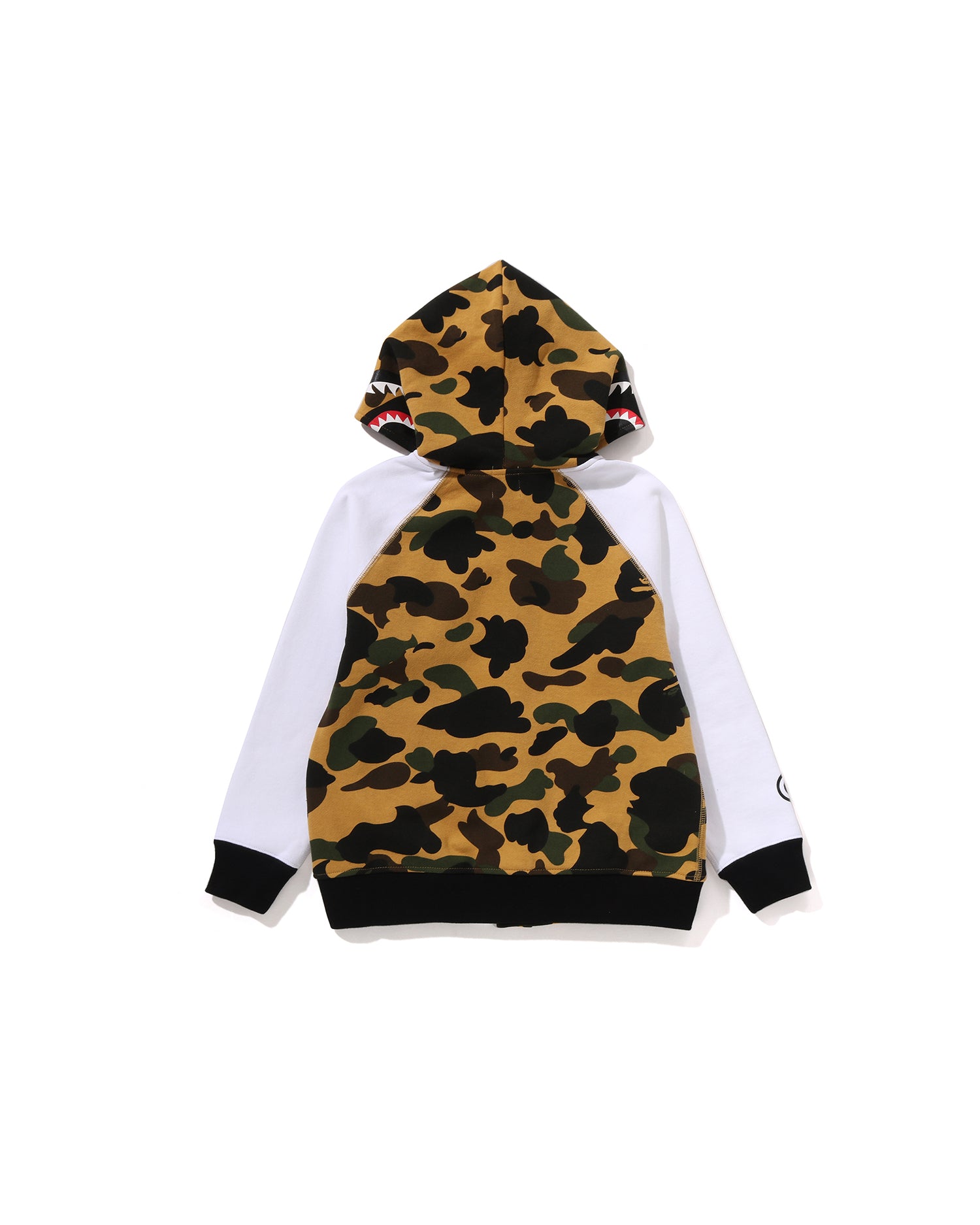 A BATHING APE® Kids 1st Camo Shark Hoodie Sweat Varsity Jacket