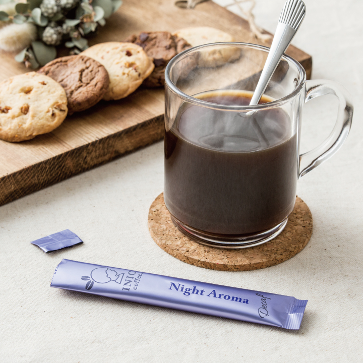 INIC coffee ナイトアロマ デカフェ スティックコーヒー 30本入り