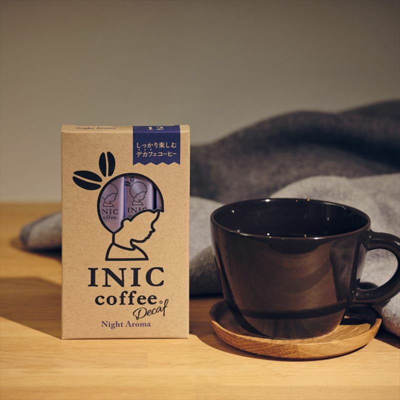 INIC coffee ナイトアロマ デカフェ スティックコーヒー 12本入り