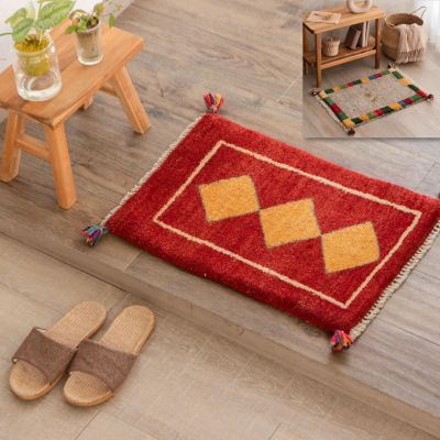 ☆ペルシャ手織りギャッベ ミニサイズ 8 | 三越伊勢丹オンライン