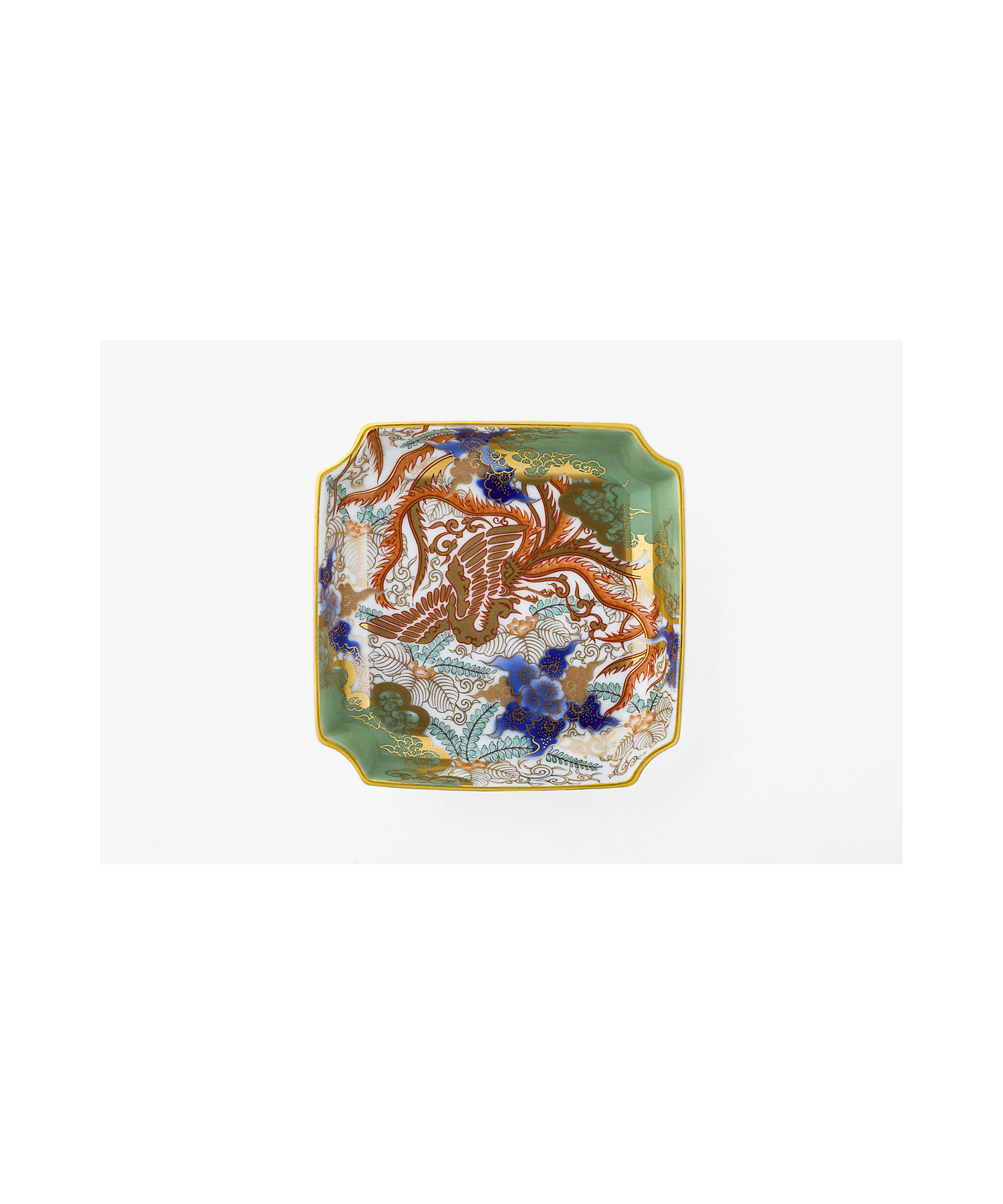 桐鳳凰紋 角4号飾皿 | 深川製磁/フカガワセイジ | 三越伊勢丹