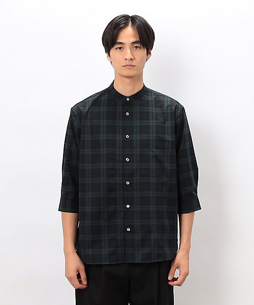 COOL DOTS ブラックウォッチ プリントシャツ