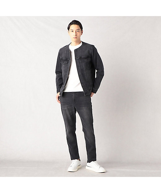 ノーカラーデニムジャケット（0723BC17） | COMME CA MEN (Men